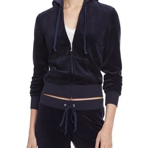 Juicy Couture Navy Blue Robertson Velor Track Suit